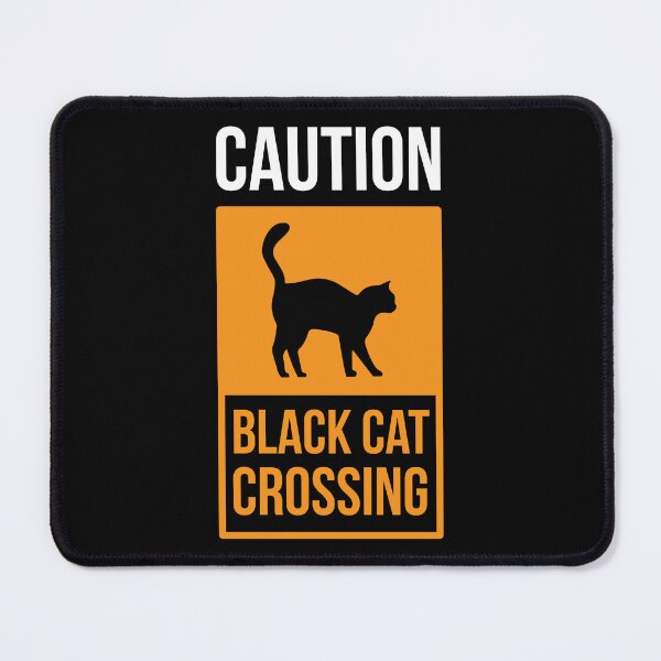Item preview, Halloween Shirt Caution! Black Cat Crossing Gift Tee designed and sold by haselshirt.