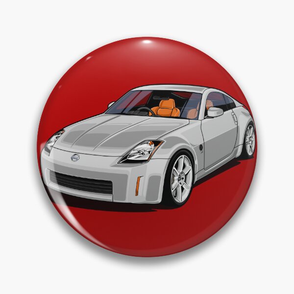 Artikelvorschau, Artwork Nissan 350 Z Fairlady (Z33) - Youngtimer - Kristallsilbergrau entworfen und verkauft von SketchNinja.