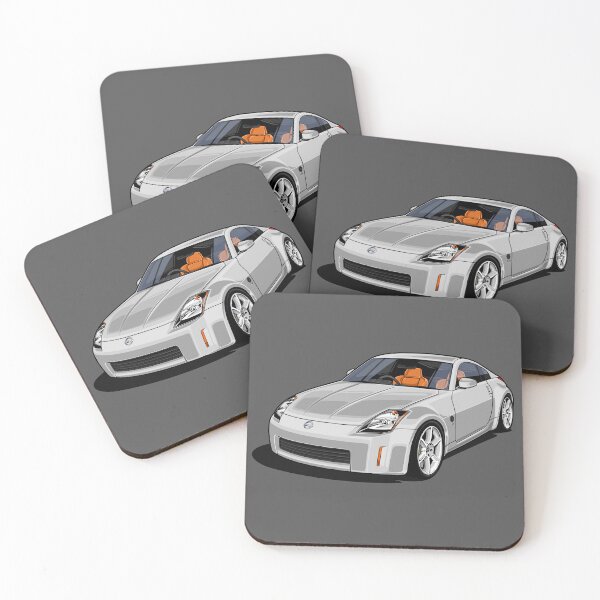 Item preview, Artwork Nissan 350 Z Fairlady (Z33) - youngtimer - crystal silver grey designed and sold by SketchNinja.