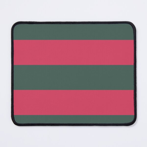 Item preview, Hunter Green and Raspberry Red Colors in Horizontal Stripes designed and sold by NECHSTORE.
