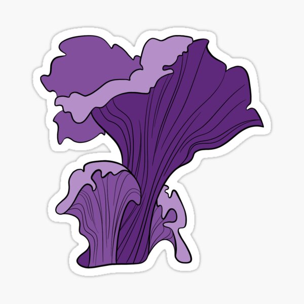 Lavender Mushroom Sticker