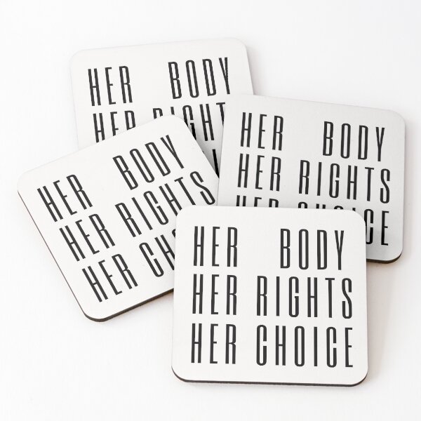 Item preview, HER BODY HER RIGHTS HER CHOICE designed and sold by Bap-tiste.