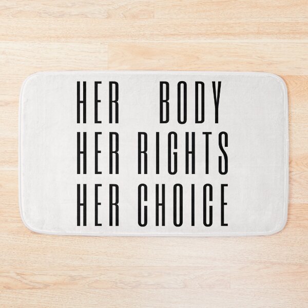 Item preview, HER BODY HER RIGHTS HER CHOICE designed and sold by Bap-tiste.