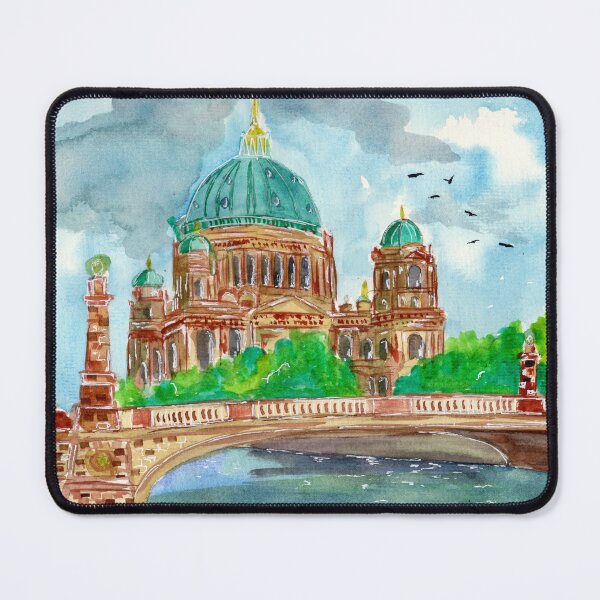 Item preview, Berlin Cathedral Watercolor designed and sold by Sebastian Grafmann.