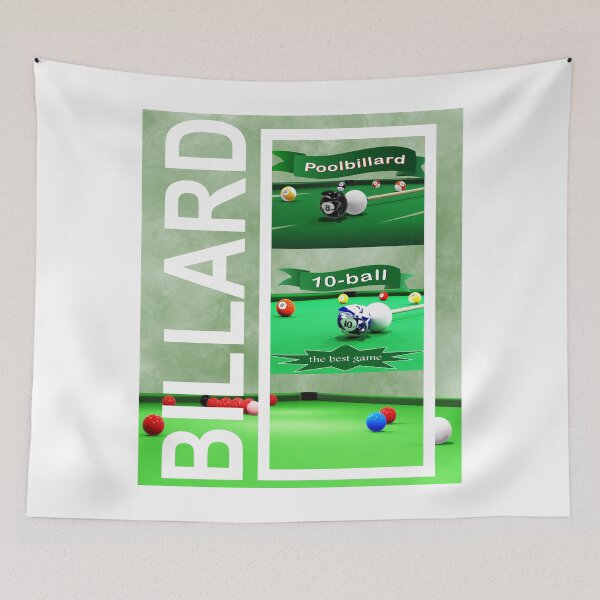 Aperçu de l'œuvre Billard Pool 10-Ball Snooker Joueurs de billard créée et vendue par ChrUzDesigner.