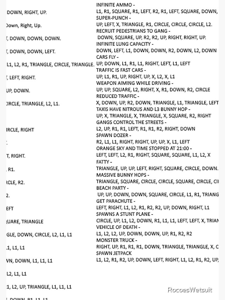 Códigos GTA San Andreas PS2: Lista de cheats - The Game Times