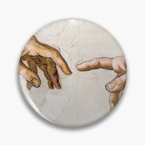 Item preview, Michelangelo Hands of God the Father and Adam designed and sold by Olivia-One.