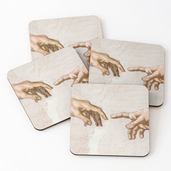 Item preview, Michelangelo Hands of God the Father and Adam designed and sold by Olivia-One.