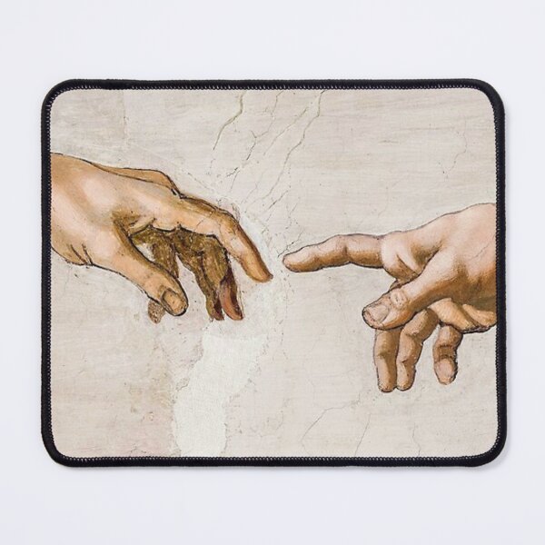 Item preview, Michelangelo Hands of God the Father and Adam designed and sold by Olivia-One.
