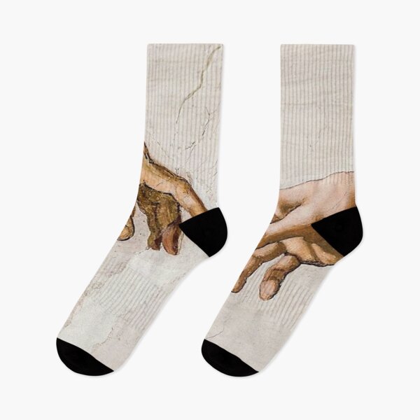 Item preview, Michelangelo Hands of God the Father and Adam designed and sold by Olivia-One.