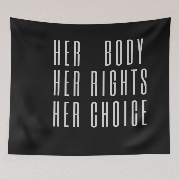 Item preview, HER BODY HER RIGHTS HER CHOICE designed and sold by Bap-tiste.