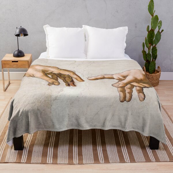 Item preview, Michelangelo Hands of God the Father and Adam designed and sold by Olivia-One.
