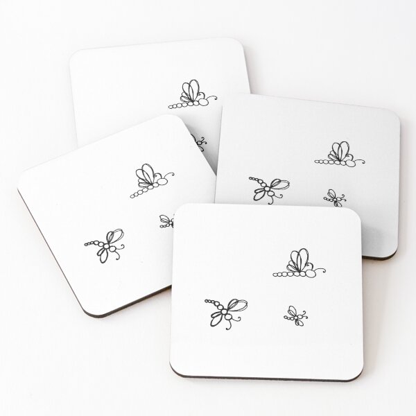 Item preview, Sketched Dragonflies designed and sold by PeachBabeSuds.