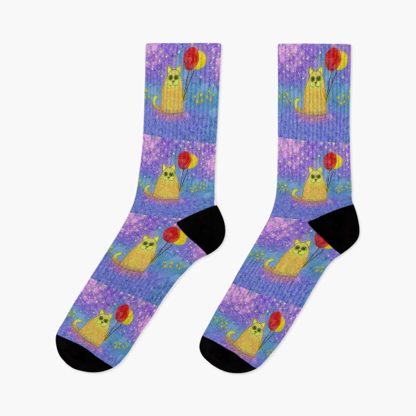 Item preview, FIREFLIES AND HAPPY CAT designed and sold by Jean Gregory Evans.