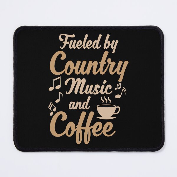 Item preview, Country Music Lover Fueled By Coffee Funny Gift designed and sold by haselshirt.