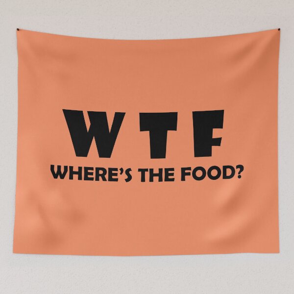 Item preview, Wtf where's the food? designed and sold by mixtape80.