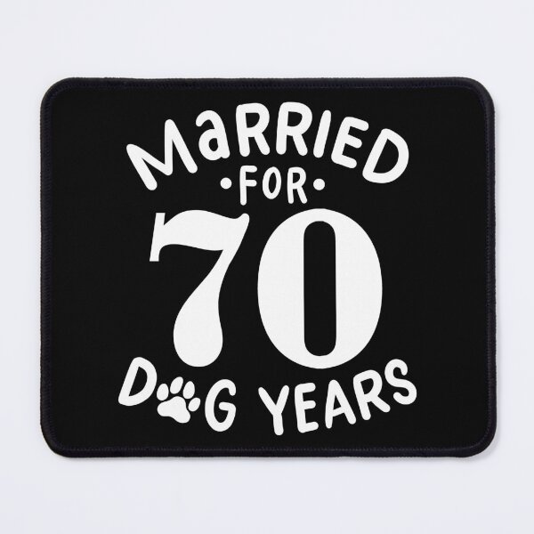 Item preview, 10th Wedding Anniversary, Married For 70 Dog Years designed and sold by haselshirt.
