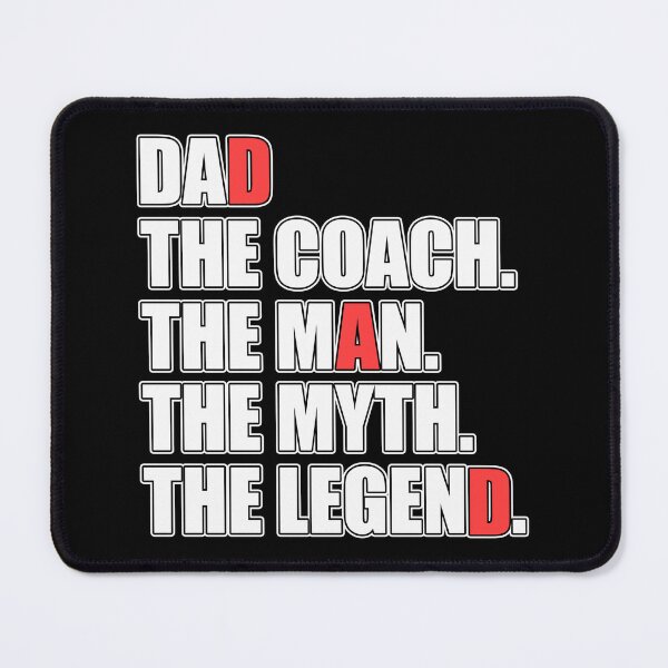 Item preview, Dad Coach Dad Man Myth Legend Father Fathers Day designed and sold by haselshirt.
