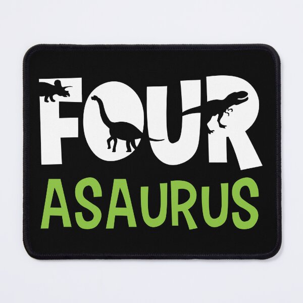 Item preview, FOUR-asaurus Dino Dinosaur 4rth Birthday Gift Idea designed and sold by haselshirt.