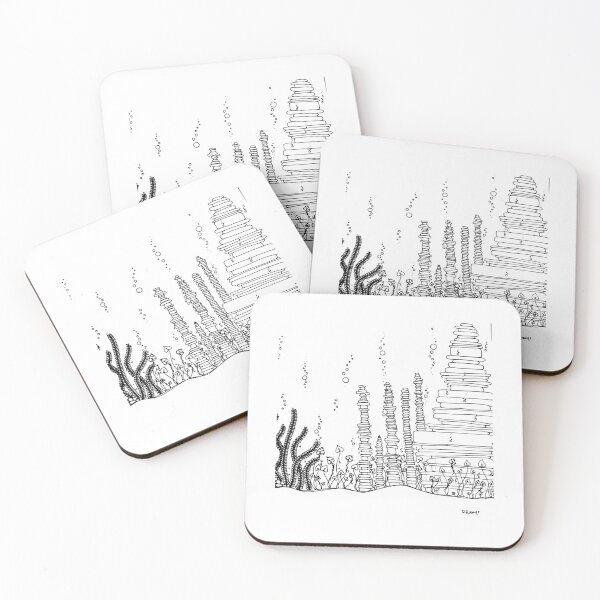 Item preview, Underwater doodle designed and sold by PeachBabeSuds.