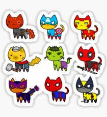 CAT AVENGERS Sticker
