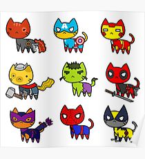 CAT AVENGERS Poster