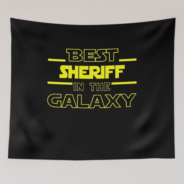 Item preview, sheriff Job Dad Mom Hudband Mens Shirt, Best sheriff In The Galaxy, Funny sheriff Birthday christmas Gift Gift designed and sold by xlnv.