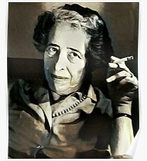 Hannah Arendt - stylized Poster