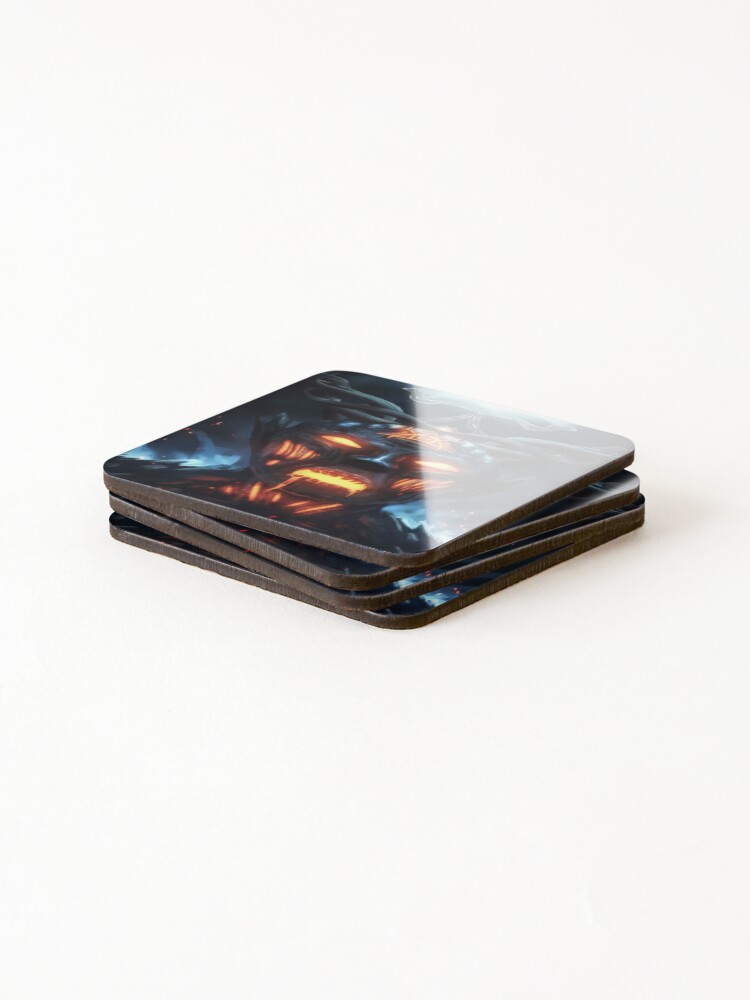 Thumbnail 4 of 5, Coasters (Set of 4), Devil designed and sold by GHzStore.