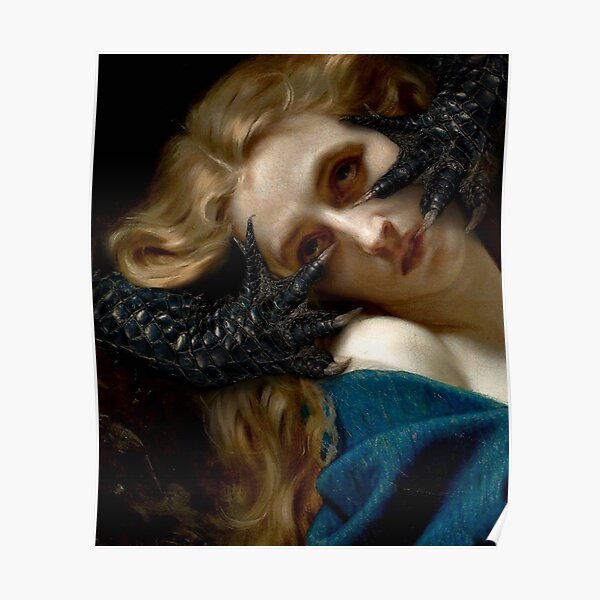 Mary Magdalene In The Cave By Hugues Merle Poster For Sale By   Poster,504x498,f8f8f8 Pad,600x600,f8f8f8 