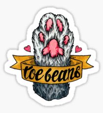 Pretty Little Toe Beans Sticker