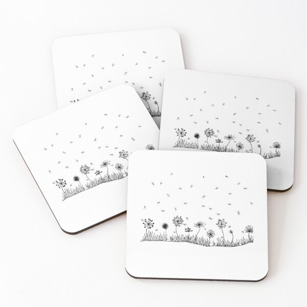 Item preview, Fireflies and Dandelions designed and sold by PeachBabeSuds.