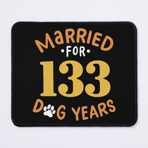 Item preview, 19th Wedding Anniversary, Married For 133 Dog Years designed and sold by haselshirt.