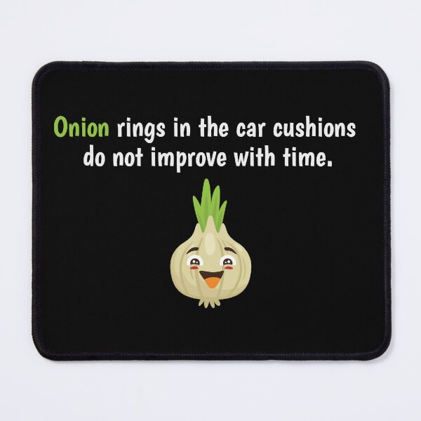 Item preview, Onion Rings In The Car Cushions Vegetable Shirt Funny Gift Tee designed and sold by haselshirt.