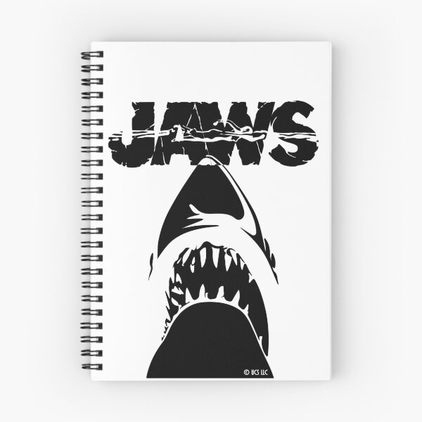 Item preview, JAWS - GREAT WHITE DANGEROUS SHARK black designed and sold by KoolDsigns-FLIX.