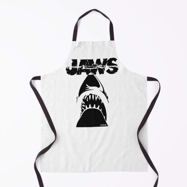 Item preview, JAWS - GREAT WHITE DANGEROUS SHARK black designed and sold by KoolDsigns-FLIX.