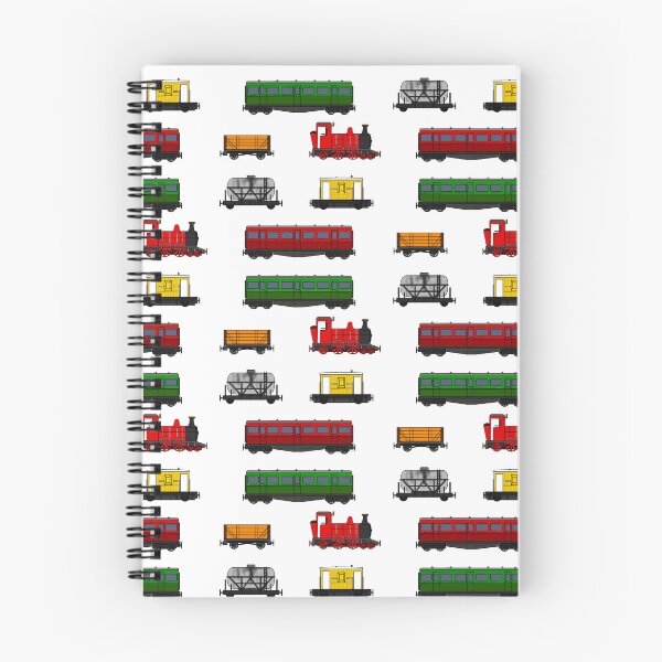Item preview, Steam Train Magnet Sticker Pack Pattern (Red Loco) designed and sold by doodlerob.