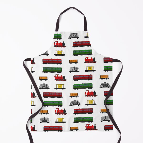 Item preview, Steam Train Magnet Sticker Pack Pattern (Red Loco) designed and sold by doodlerob.