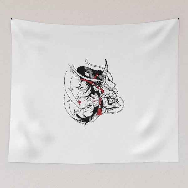 Item preview, The Red Oni Mask Geisha designed and sold by BakaOutfit.