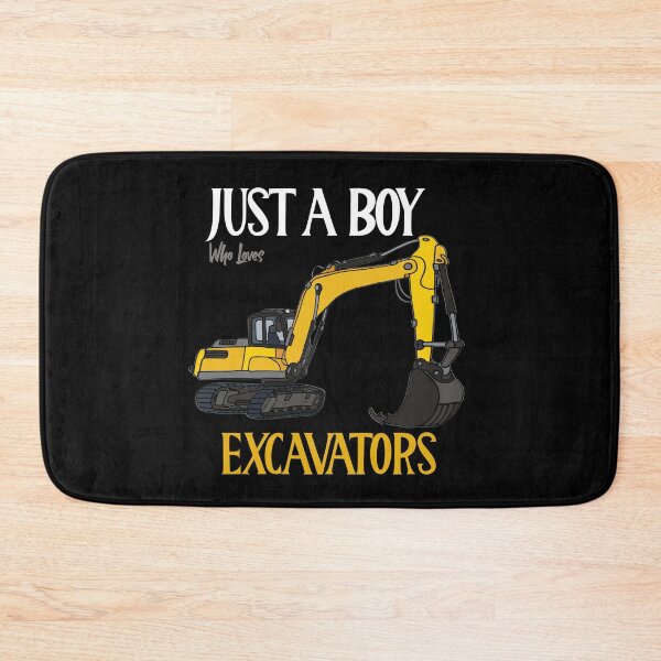 Item preview, Just a Boy who Loves Excavators designed and sold by hakimayedder33.