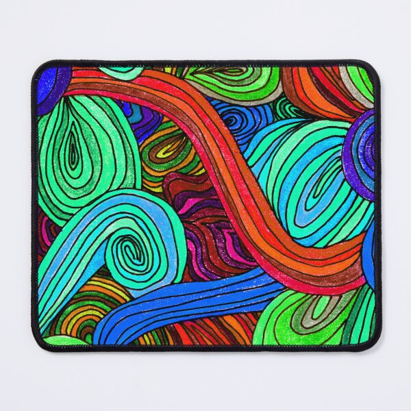 Item preview, Psychedelic Lines (Red) designed and sold by blakcirclegirl.