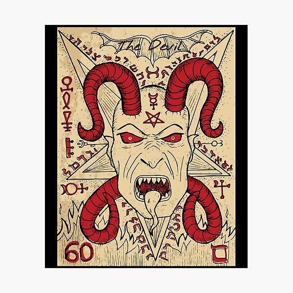 Item preview, Lucifer Satanic Satanist Satan   designed and sold by BloodOperaInc.