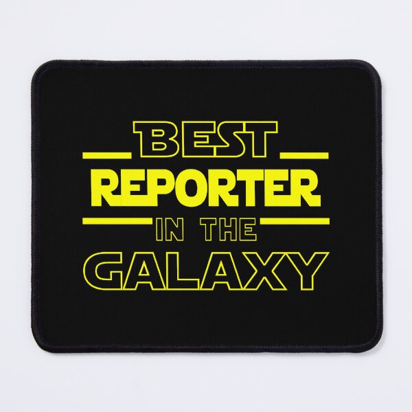 Item preview, reporter Job Dad Mom Hudband Mens Shirt, Best reporter In The Galaxy, Funny reporter Birthday christmas Gift Gift designed and sold by xlnv.