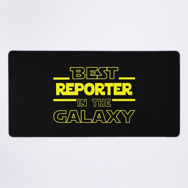 Item preview, reporter Job Dad Mom Hudband Mens Shirt, Best reporter In The Galaxy, Funny reporter Birthday christmas Gift Gift designed and sold by xlnv.
