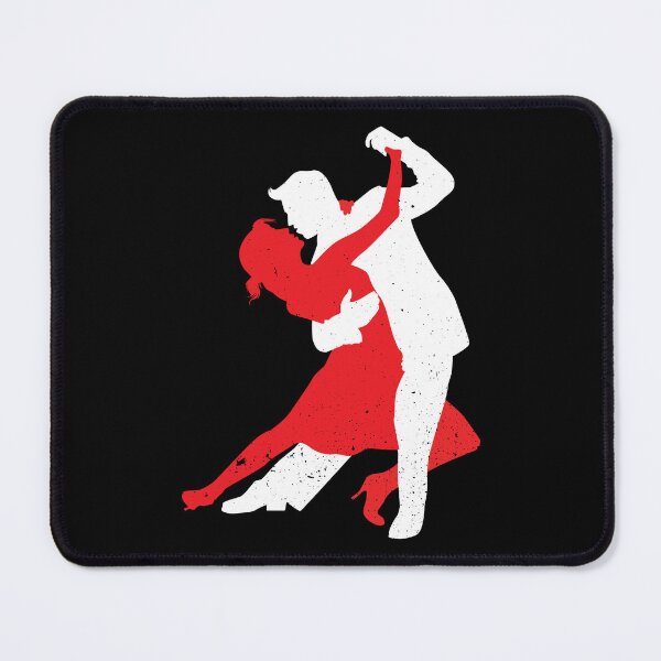 Item preview, Dancing Silhouette Couple Dancers Romantic Dance Gift designed and sold by haselshirt.