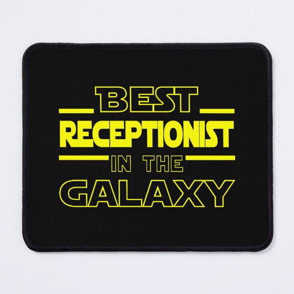 Item preview, receptionist Job Dad Mom Hudband Mens Shirt, Best receptionist In The Galaxy, Funny receptionist Birthday christmas Gift Gift designed and sold by xlnv.
