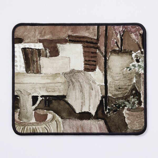 Item preview, hand painted watercolor daybed in the garden2 designed and sold by quinnstyle.