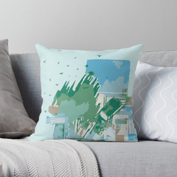 Abstract Cityscape 2 Throw Pillow