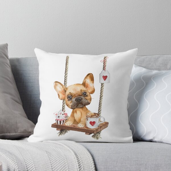 Item preview, Tan Frenchie on a Swing designed and sold by Craftpixsy.