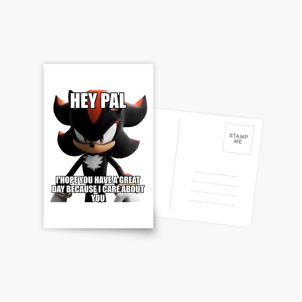 Shadow the Hedgehog Hey Pal Meme Mouse Pad for Sale by neogirl